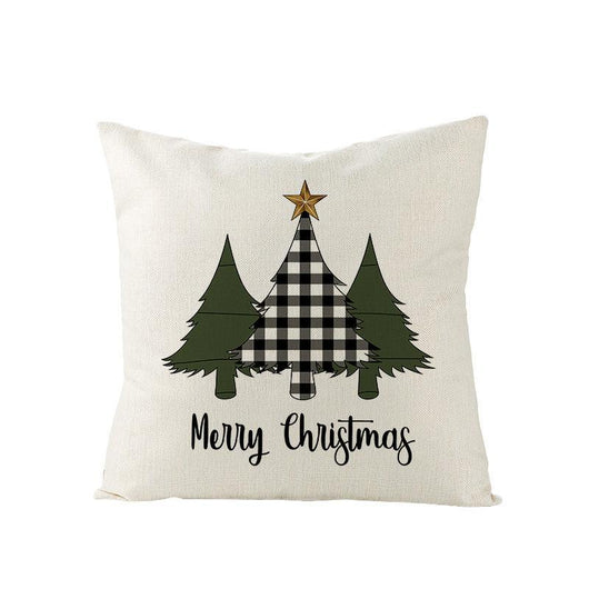 Funda de Cojín Lino Escocés Nórdico Navideño en Oferta - Image 41