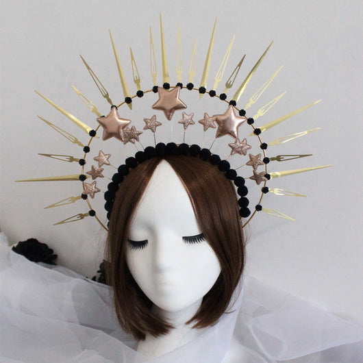Tiara DIY Lolita Estilo Madonna - Kit de Material para Escenario - Image 8