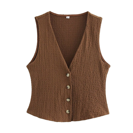 Conjunto Texturizado: Chaleco y Pantalón Recto - Image 7