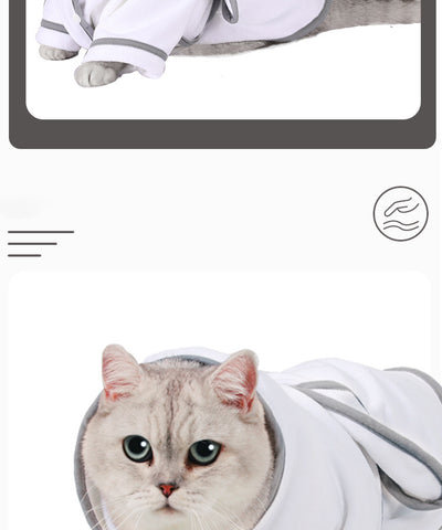 Ropa de Invierno para Mascotas: Pijamas y Batas Absorbentes para Perros y Gatos - Image 8