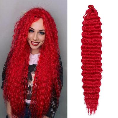 Peluca Fibra Química Ondas Profundas 20 Pulgadas - Image 5