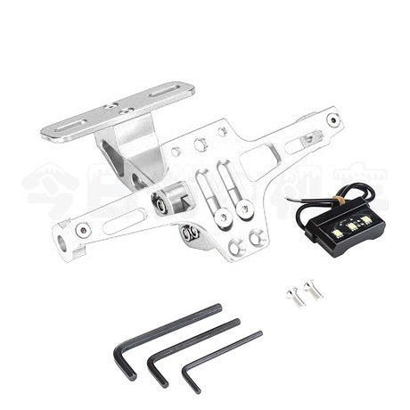 Soporte Ajustable para Placa de Matrícula en Aluminio - Image 12