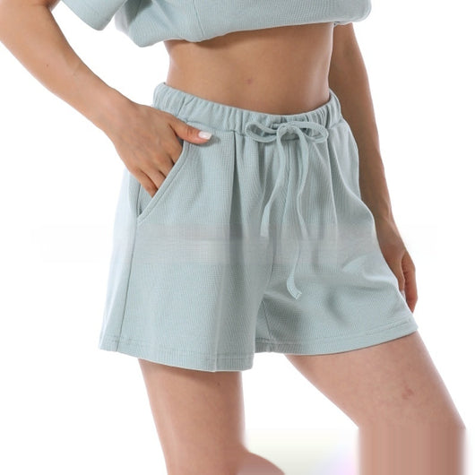Pijama Materno Corto de Algodón Texturizado para Verano - Image 10