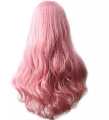 Peluca Ondulada Multicolor Estilo Cosplay - Cabello Largo y Voluminoso - Image 8