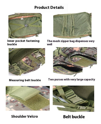 Mochila de Gran Capacidad Impermeable Multifuncional para Aventuras - Image 12