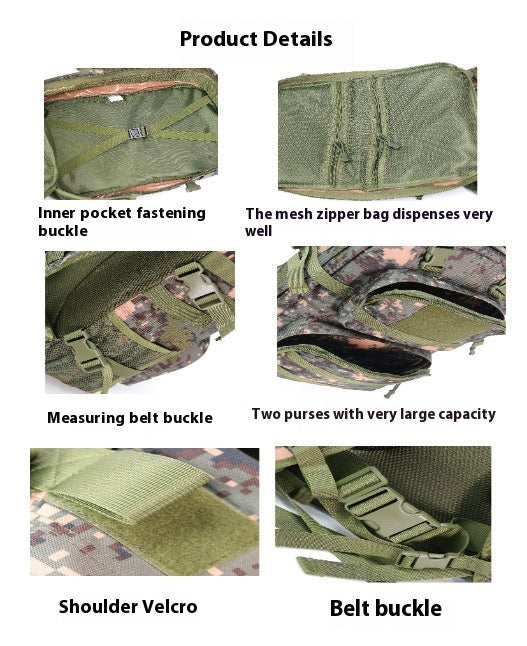 Mochila de Gran Capacidad Impermeable Multifuncional para Aventuras - Image 12