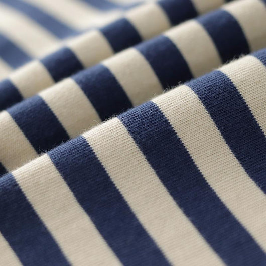 Camisa Retro de Rayas para Hombre - Cuello Ancho Suelta y Fresca - Image 3