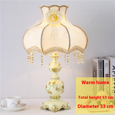Lámpara de Mesa Romántica Estilo Europeo con Luz Cálida para Dormitorio - Image 8