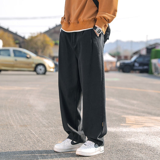 Pantalones Cargo Sueltos para Hombre Rectos Casuales - Image 7