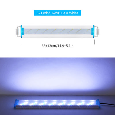 Lámpara LED Ultra Delgada para Acuario - Luz Blanca y Azul - Image 6