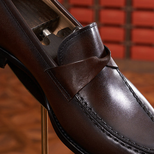 Zapatos de Cuero Genuino para Hombre Estilo Europeo y Británico - Image 13