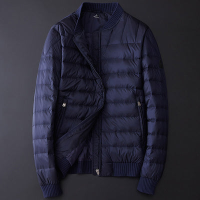 Chaqueta Acolchada Corta Hombre con Cuello Béisbol - Image 9
