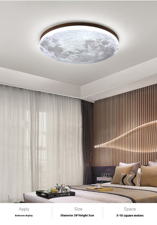 Lámpara LED de Techo Nórdica Moon - Luz Cálida para Dormitorio y Espacios Acogedores - Image 24
