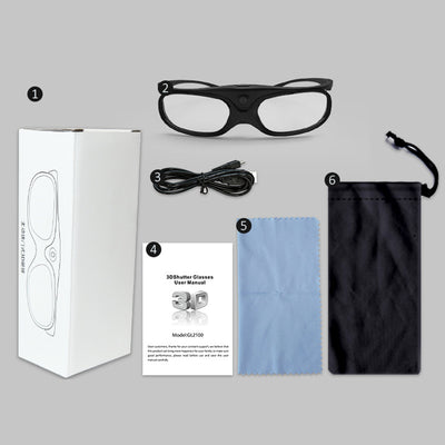Gafas 3D Bluetooth XGIMI con Pantalla LCD - Image 8