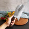 Cuchillo de Cocina Forjado a Mano en Acero Inoxidable con Mango de Madera