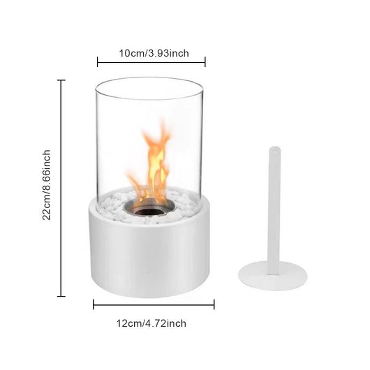 Brasero de Mesa Portátil con Combustible Seguro - Chimenea Decorativa Interior/Exterior - Image 7