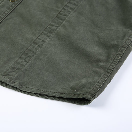 Camisa Táctica Oversized de Manga Larga para Tallas Grandes - Image 23