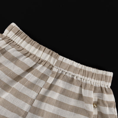 Conjunto de Pantalón Corto y Camiseta Rayada de Manga Corta - Image 19