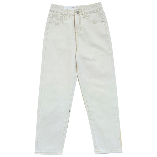 Pantalón Vaquero Vintage Cintura Alta Slim Fit Lavado Claro - Image 5