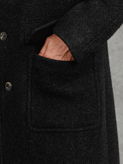 Abrigo de Lana Clásico Británico para Otoño e Invierno - Image 10