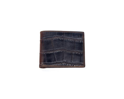 Cartera de Cuero Vacuno Primera Capa Horizontal Plateada - Image 14