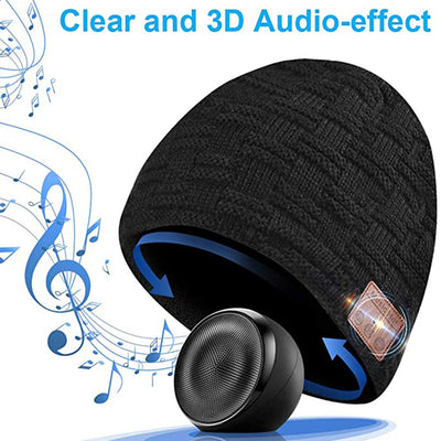 Gorro Auricular Bluetooth con Música Estéreo Binaural y Diseño Removible Lavable - Image 7