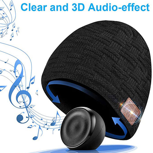 Gorro Auricular Bluetooth con Música Estéreo Binaural y Diseño Removible Lavable - Image 7