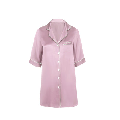 Camisón de Seda Midi para Primavera y Verano - Pijama Elegante para el Hogar - Image 6