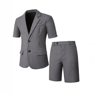 Traje Slim Fit Cuadros para Hombre - Estilo Ejecutivo Casual - Image 5
