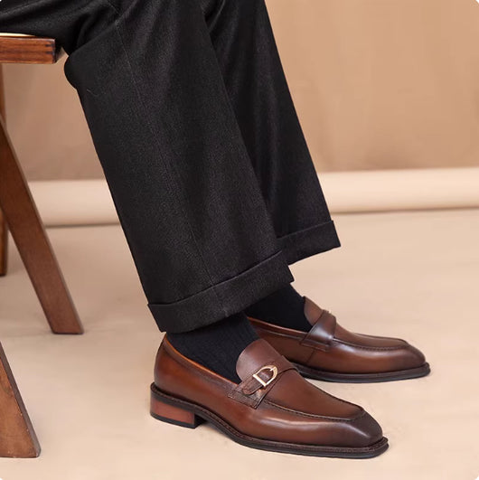 Zapatos Casuales de Cuero Genuino para Hombre - Outdoor - Image 9