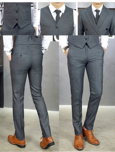 Traje de Boda Británico Elegante Estilo Business Casual - Image 11