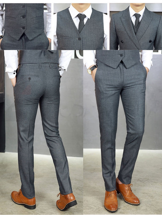 Traje de Boda Británico Elegante Estilo Business Casual - Image 11
