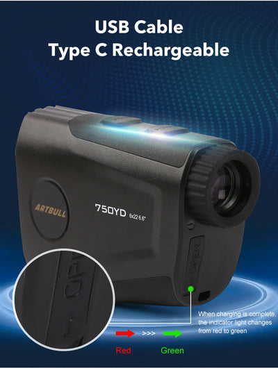 Telémetro Láser Golf Recargable con Vibración y Bandera Telescópica - Image 17