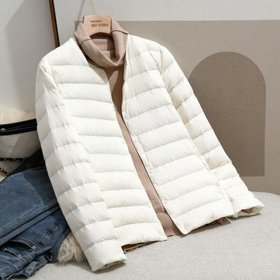 Chaqueta Corta Acolchada de Algodón para Mujer - Ligera y Cálida - Image 5