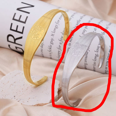 Pulsera de Acero Titanio con Patrón Hueco Estilo Chino de Aspecto Noble - Image 7