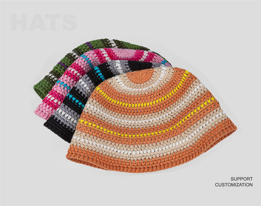 Gorra Cubo Plegable Dopamine - Diseño Tejido Colorido para Mujer - Image 9