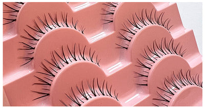 Pestañas Postizas Transparentes con Hilo de Pesca Natural - 10 Pares Efecto Cruzado - Image 24