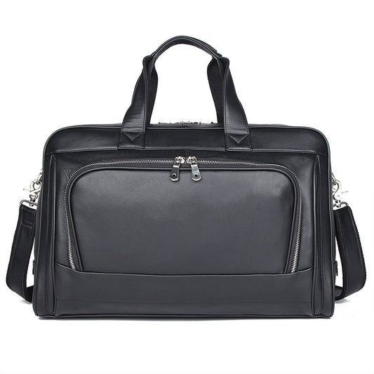 Maletín de Negocios en Cuero Genuino - Bolsa para Laptop 17" Premium Nappa