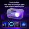 Linterna LED Frontal con Sensor de Luz y Carga Recargable