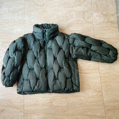 Chaqueta Acolchada de Algodón Tejido Torsionado Talla Grande - Image 4