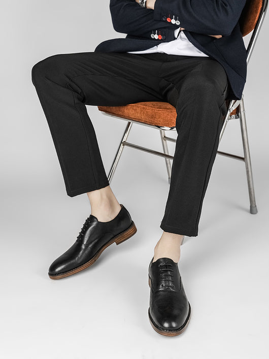 Zapatos Formales Hombre Estilo Británico Retro Pulido - Image 3