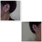 Fashion Earring Butterfly Ear Clip And Ear Hook Jewelry Plateado pair