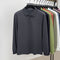 Camisa Polo Ejecutiva Manga Larga con Solapa
