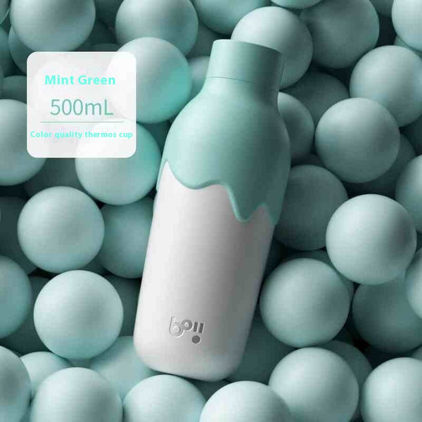 Termo Vacuum de Acero Inoxidable Gran Capacidad - Mantiene Bebidas Frías