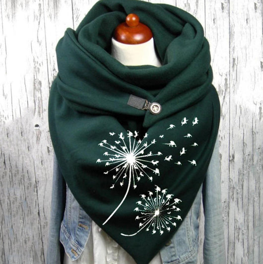 Bufanda de Cachemira Cálida con Estampado Navideño para Mujer - Image 20