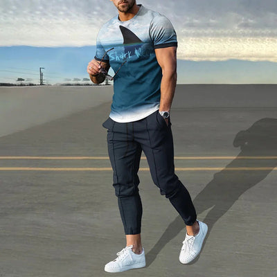 Playera Hombre Algodón Estampada Manga Corta Cuello Redondo - Image 3
