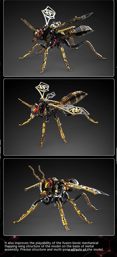Modelo de Ensamblaje Abejorro en Acero Inoxidable - Image 14