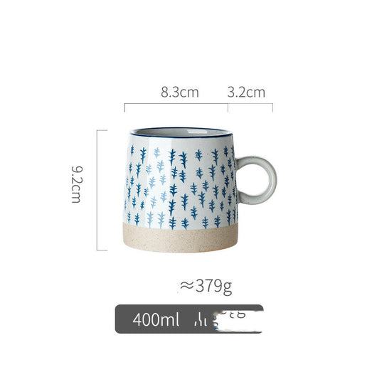 Taza de Cerámica Artesanal con Relieve Pastoril Retro - Image 9