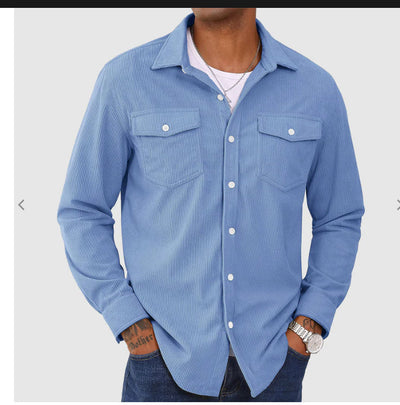 Camisa Exterior Estilo Europeo para Hombre - Image 4