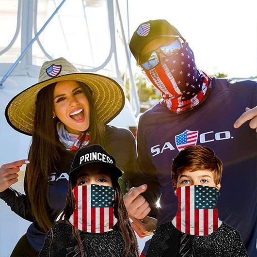 Bufanda Estampada con Protección Solar para Niños - Image 13